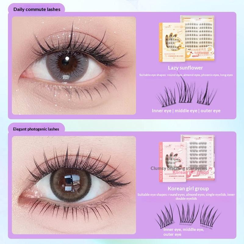Lash Adhesive Glue - 7 Rows Self-Adhesive Eyelashes No Glue