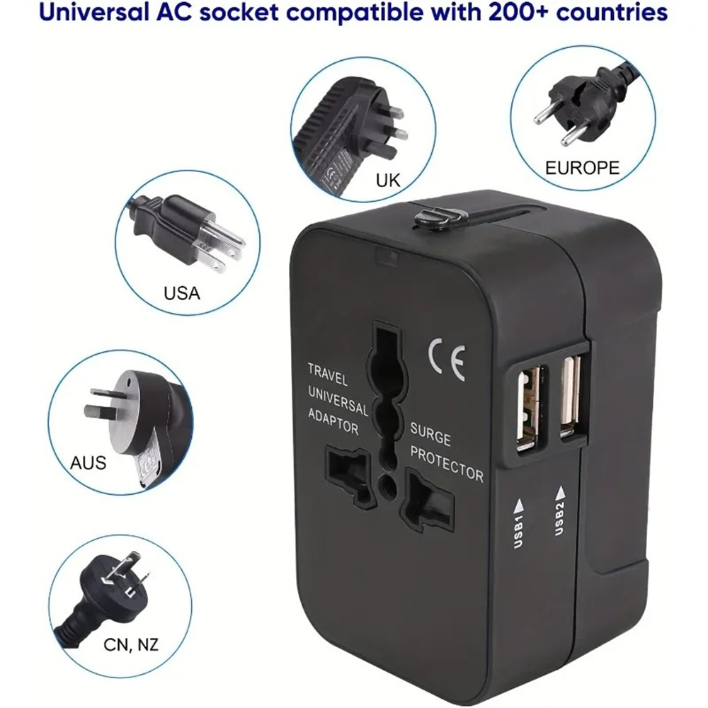 Dual USB Ports Universal Trave - Eyelash Extension Uk 리뷰 및 가격