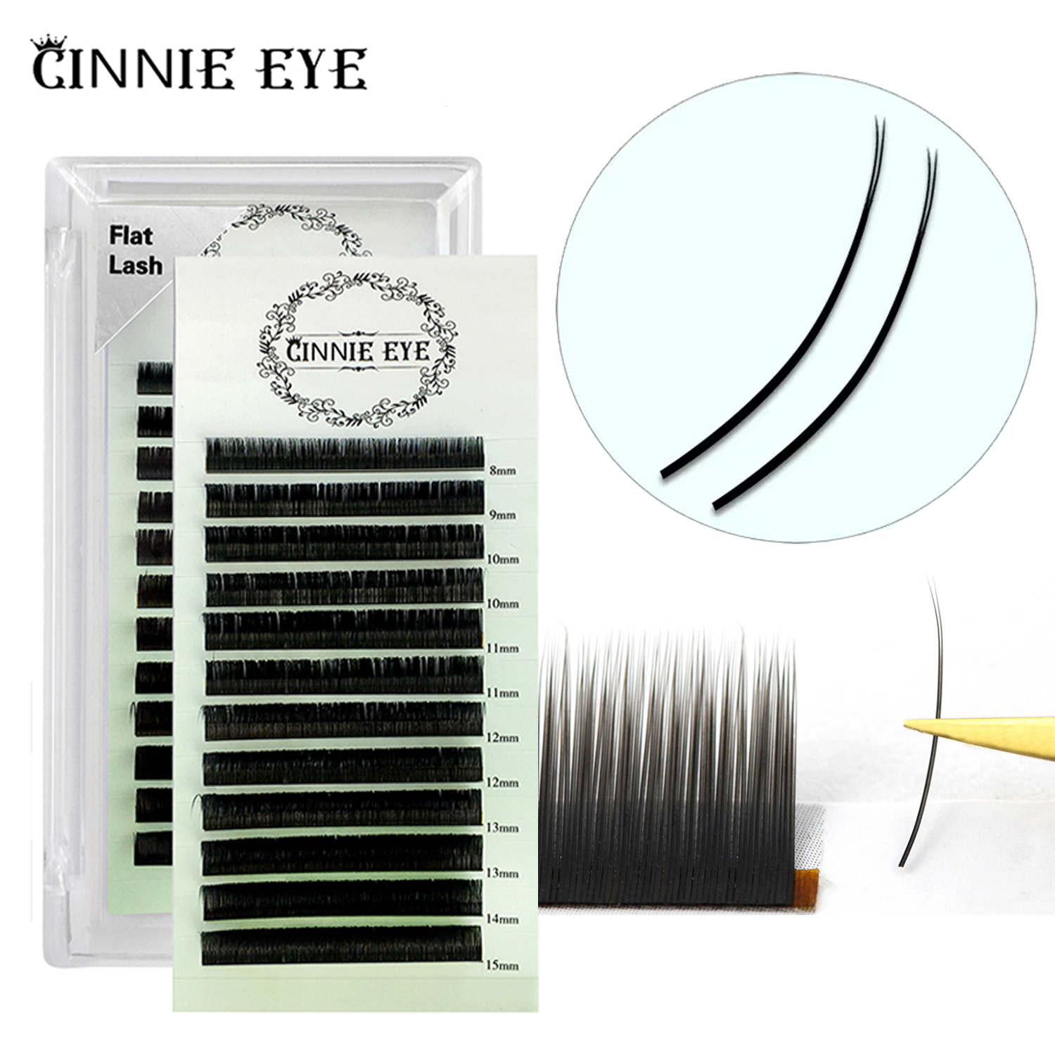 Flat Mink Eyelash Extensions N - Eyelash Extensions Classic 리뷰 및 가격