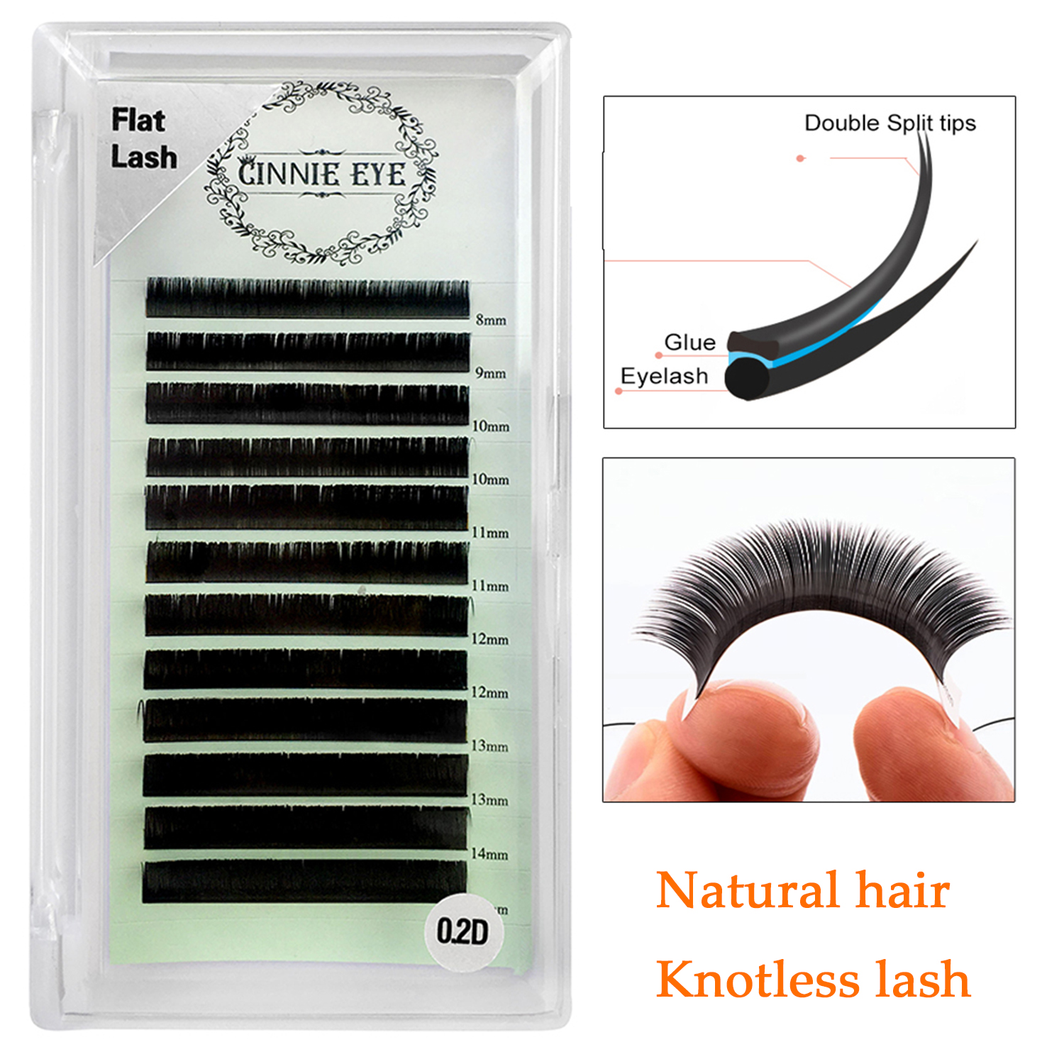 Flat Mink Eyelash Extensions N - Eyelash Extensions Classic 리뷰 및 가격