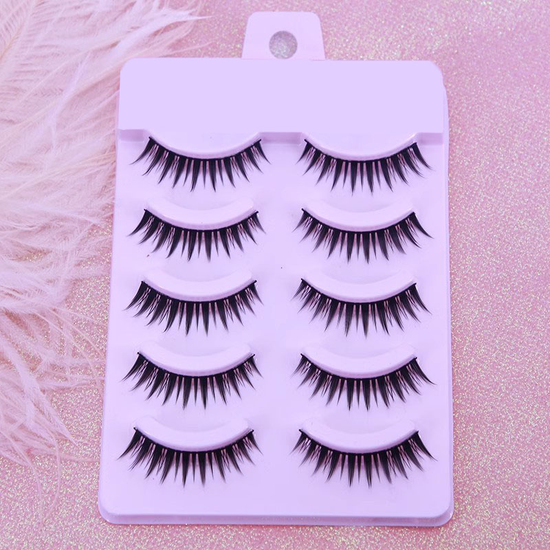 Handmade 5 Pairs Japanese Styl - Eyelash Extension Japanese Style 리뷰 및 가격