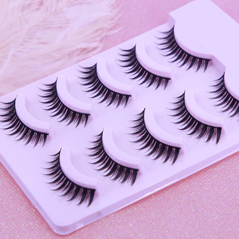 Handmade 5 Pairs Japanese Styl - Eyelash Extension Japanese Style 리뷰 및 가격