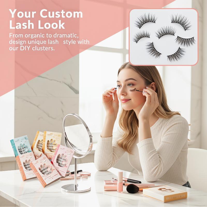 7 Rows Self-Adhesive Eyelashes - Lash Adhesive Glue 리뷰 및 가격