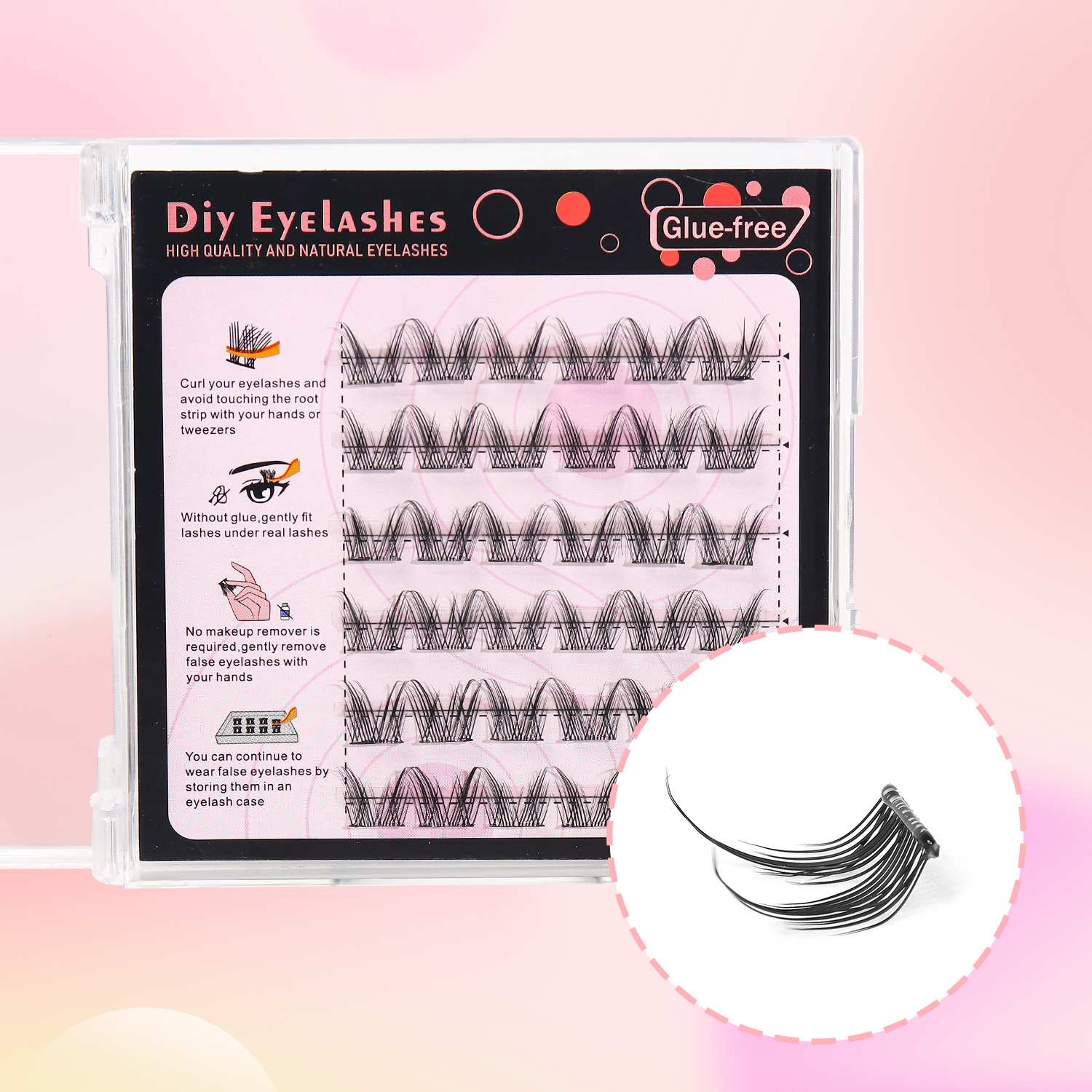 36 Clusters, Self-Adhesive Eye - Lash Adhesive Glue 리뷰 및 가격