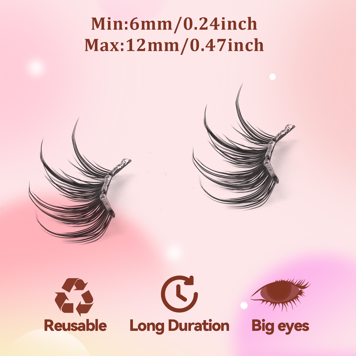 36 Clusters, Self-Adhesive Eye - Lash Adhesive Glue 리뷰 및 가격