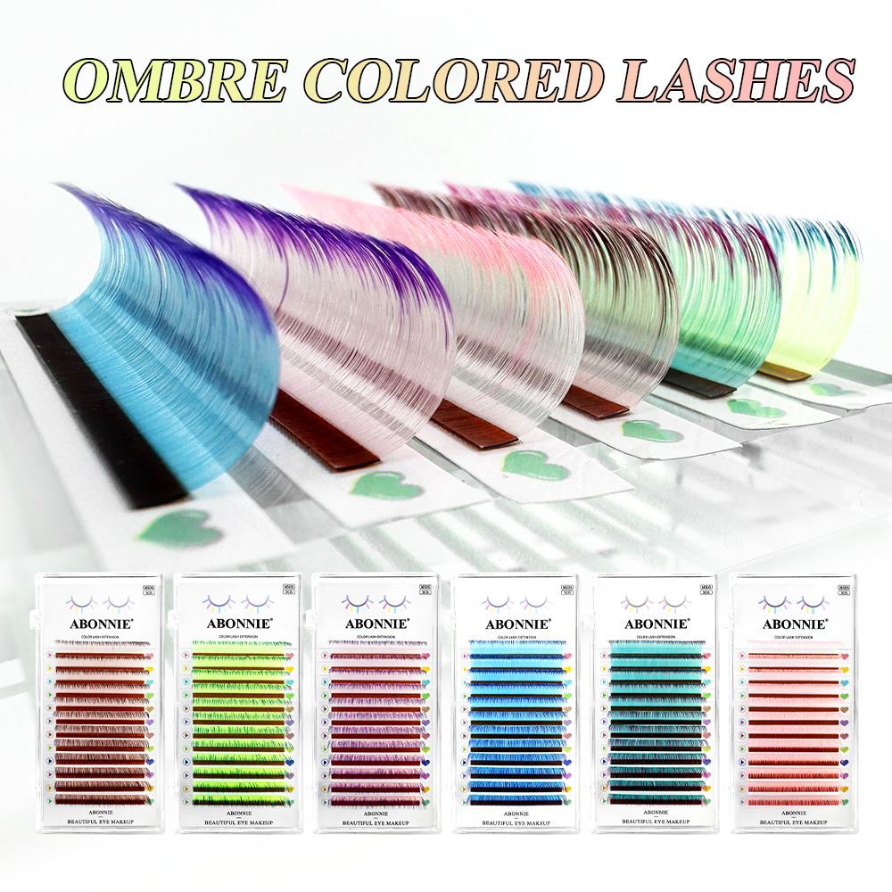 ABONNIE Ombre Colored Classic  - Eyelash Extensions Classic 리뷰 및 가격