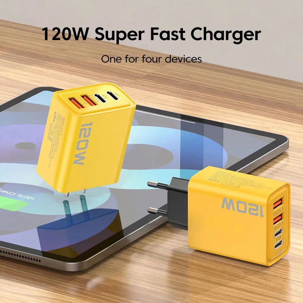 120W USB C PD Charger 4 Ports  - Eyelash Extension Uk 리뷰 및 가격