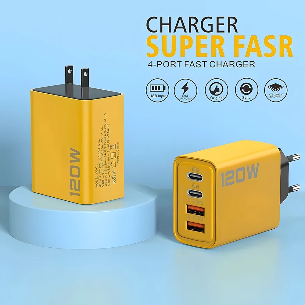 120W USB C PD Charger 4 Ports  - Eyelash Extension Uk 리뷰 및 가격