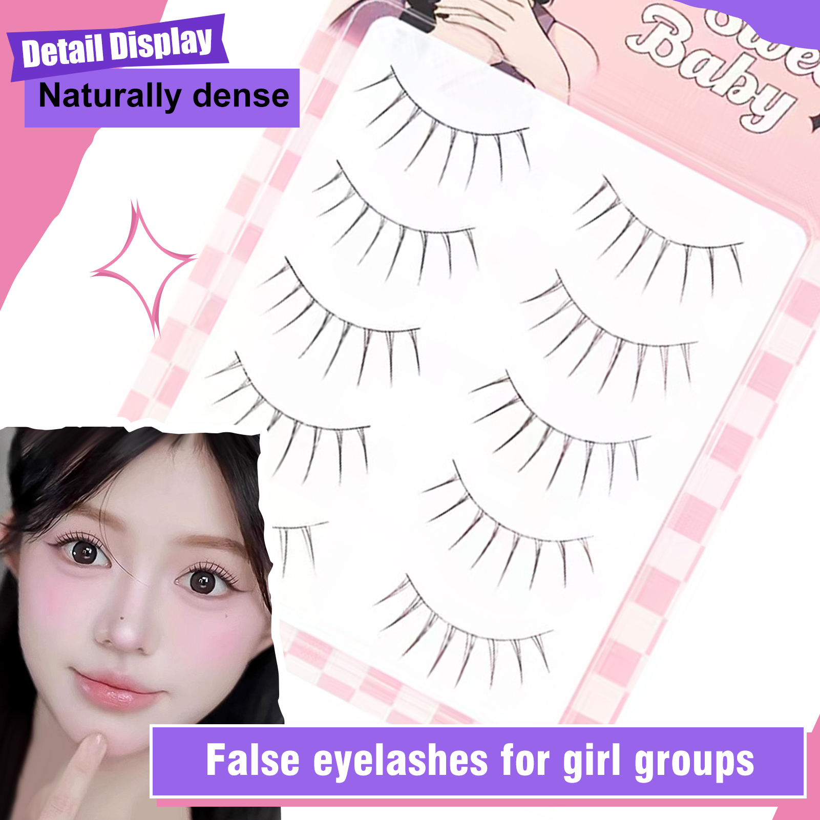 Sweet False Eyelashes One Piec - Eyelash Extension Japanese Style 리뷰 및 가격