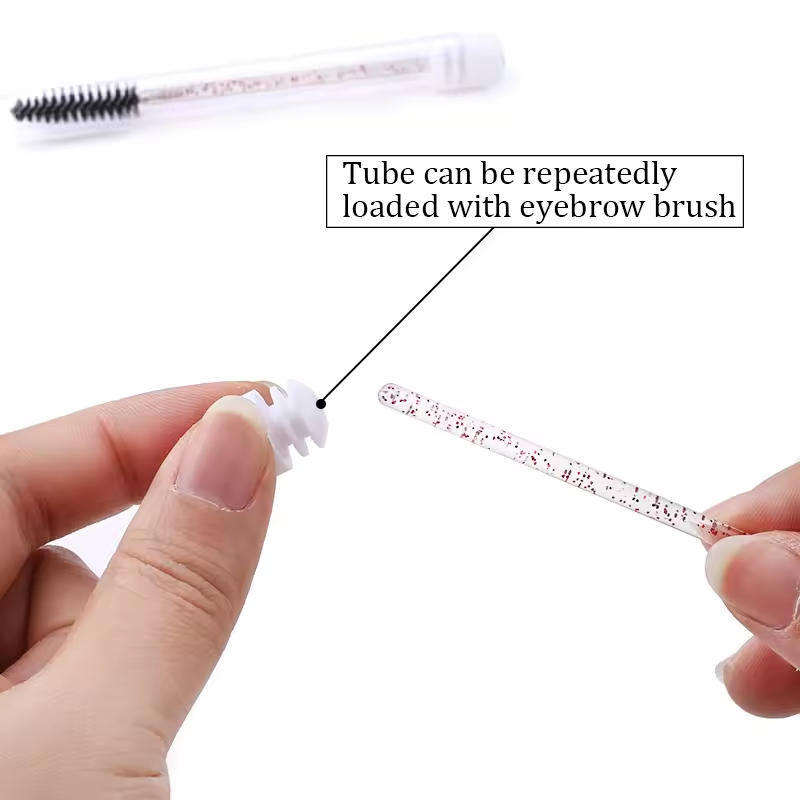 Eyelash Brush Tube With Eyebro - Eyelash Extension Guide 리뷰 및 가격