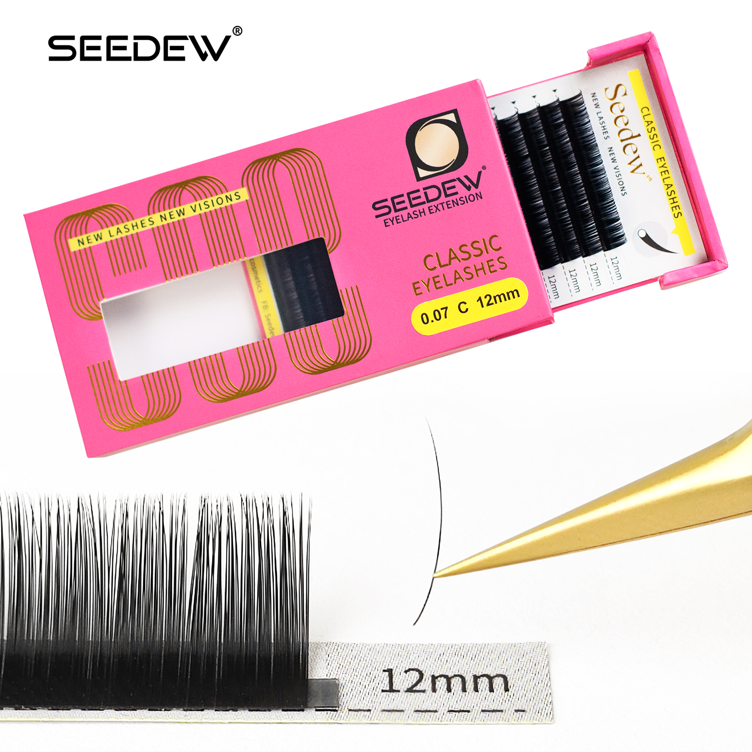 SEEDEW 0.07/0.05/0.15mm B/C/D/ - Eyelash Extensions Classic 리뷰 및 가격
