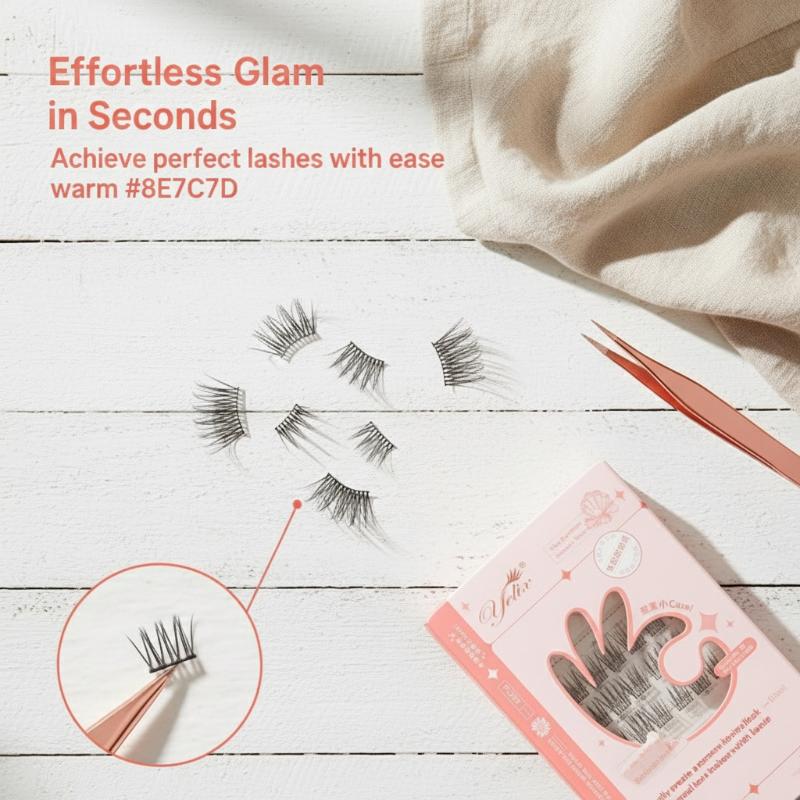 7 Rows Self-Adhesive Eyelashes - Lash Adhesive Glue 리뷰 및 가격