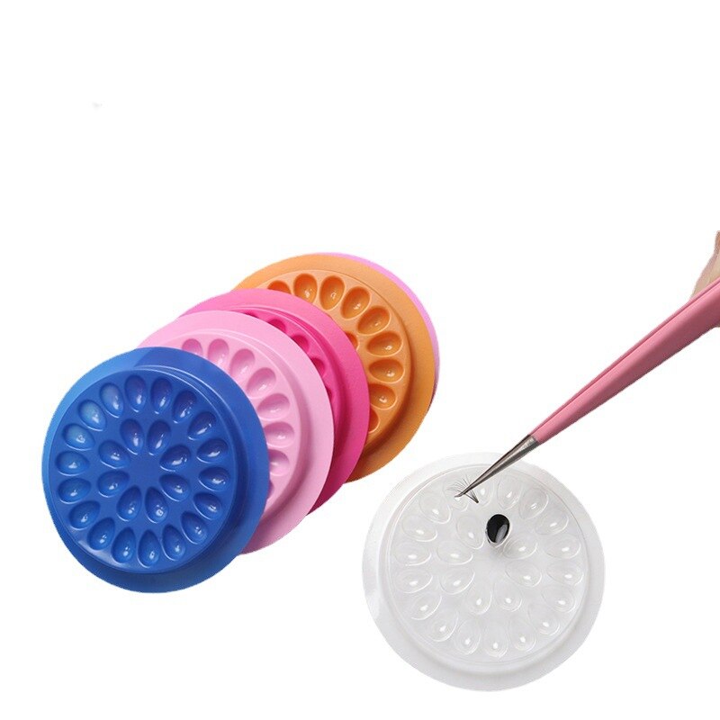 100pcs Eyelash Glue Holder Eye - Eyelash Extension Guide 리뷰 및 가격