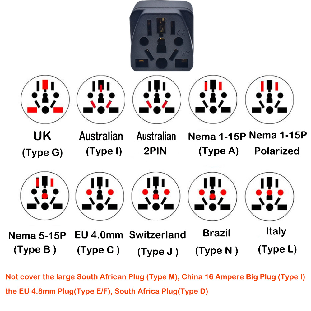 Universal Brazil Plug Adapter  - Eyelash Extension Uk 리뷰 및 가격