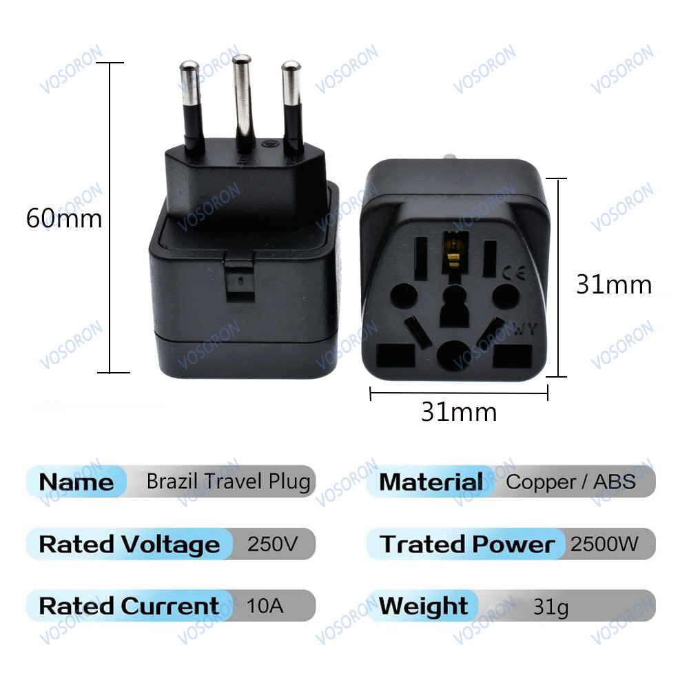 Universal Brazil Plug Adapter  - Eyelash Extension Uk 리뷰 및 가격