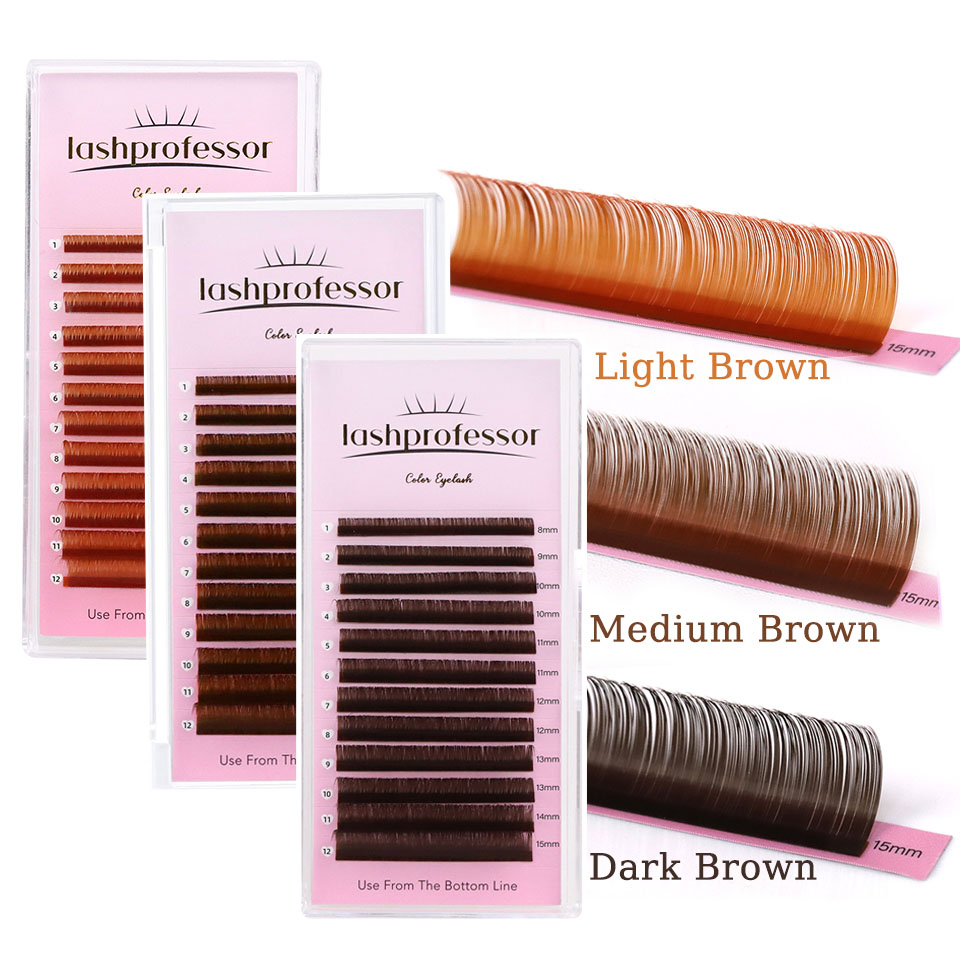 Cocoa Chocolate Brown Eyelashe - Eyelash Extensions Classic 리뷰 및 가격