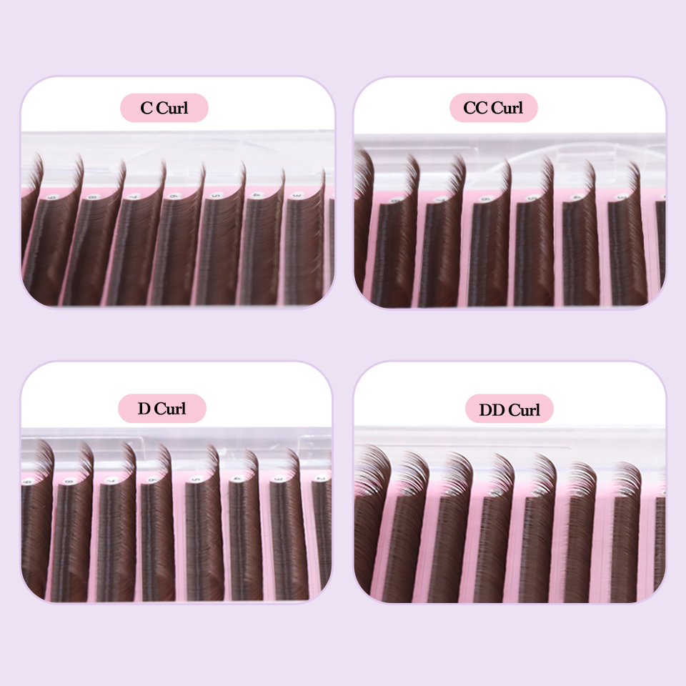 Cocoa Chocolate Brown Eyelashe - Eyelash Extensions Classic 리뷰 및 가격